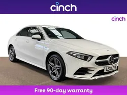 White Used 2021 Mercedes A250 AMG line Sedan | £16,399 (Fair price)