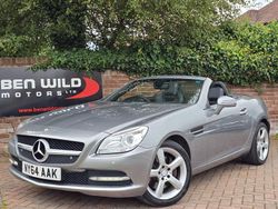 Silver Used 2015 Mercedes SLK250 Cabriolet | £10,990 (Fair price)