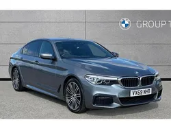 Blue Used 2019 BMW 520 M Sport Sedan | £19,150 (Fair price)