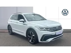 White Used 2021 VW Tiguan R-line SUV | £26,147 (Fair price)