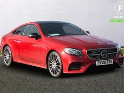 Red Used 2020 Mercedes E220 Active Coupe | £26,299 (A bit pricey)