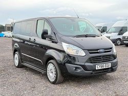 Black Used 2016 Ford Transit Custom Limited Van | £12,775 (Expensive)