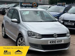 Silver Used 2010 VW Polo SE Hatchback | £4,975 (Fair price)