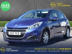 Blue Used 2017 Peugeot 208 Active Hatchback | £3,995 (Fair price)