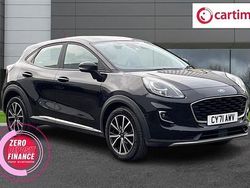 Black Used 2021 Ford Puma Titanium SUV | £13,001 (Good price)