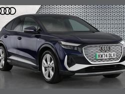 Blue Used 2024 Audi Q4 Sportback e-tron S-Line SUV | £34,190
