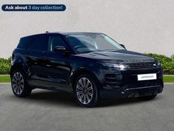 Black Used 2025 Land Rover Range Rover evoque HSE Dynamic SUV | £43,004