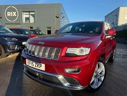 Red Used 2015 Jeep Grand Cherokee Summit SUV | £19,750 (Expensive)