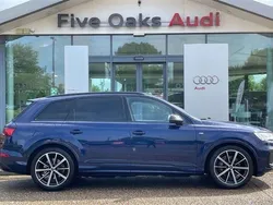 Blue Used 2021 Audi Q7 Black Edition SUV | £46,790 (A bit pricey)