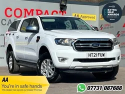 White Used 2021 Ford Ranger XLT Pickup | £19,194 (Expensive)