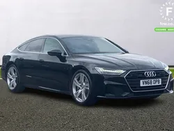 Black Used 2018 Audi A7 Sportback S-Line Hatchback | £24,899 (Fair price)
