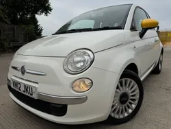 White Used 2012 Fiat 500 Lounge Hatchback | £1,999 (Super price)