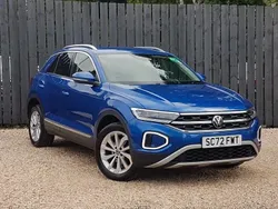 Metallic ravenna blue Used 2022 VW T-Roc Style SUV | £19,698 (Fair price)
