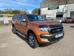 Orange Used 2017 Ford Ranger Wildtrack Pickup | £18,995 (Fair price)