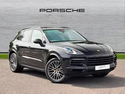 Black Used 2022 Porsche Cayenne Platinum Edition SUV | £56,990 (Fair price)