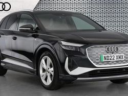 Black Used 2022 Audi Q4 e-tron S-Line SUV | £23,272 (Fair price)