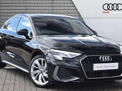 Black Used 2022 Audi A3 S-Line Sedan | £22,250 (Fair price)
