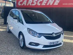 White Used 2018 Vauxhall Zafira Tourer Elite MPV | £9,599 (Fair price)
