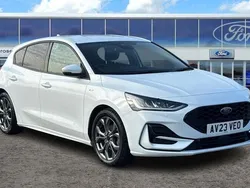 White Used 2023 Ford Focus ST-Line Hatchback | £16,595 (Fair price)