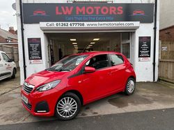Red Used 2018 Peugeot 108 Active Hatchback | £3,995 (Super price)