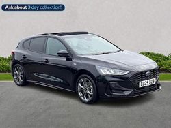 Black Used 2025 Ford Focus ST-Line Hatchback | £20,475 (Fair price)