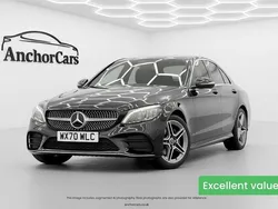 Black Used 2020 Mercedes C200 AMG Line Premium Sedan | £18,888 (A bit pricey)