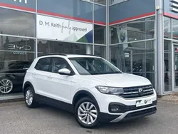 Pure white Used 2022 VW T-Cross Edition SUV | £15,398 (Fair price)