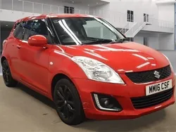 Fervent red Used 2016 Suzuki Swift SZ-L Hatchback | £6,800 (Fair price)