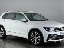 White Used 2018 VW Tiguan R-line SUV | £22,050 (Expensive)