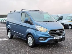 Blue Used 2021 Ford Transit Custom Limited Van | £12,375 (Good price)