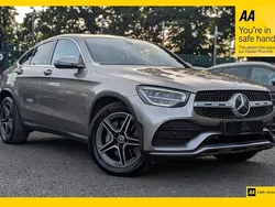 Silver Used 2019 Mercedes GLC220 AMG line Coupe | £19,988 (Good price)