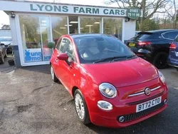 Red Used 2022 Fiat 500 Dolcevita Hatchback | £8,995 (Fair price)