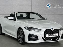 White Used 2021 BMW 420 M Sport Cabriolet | £29,990 (Fair price)