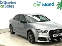 Silver Used 2017 Audi A3 Black Edition Sedan | £14,250 (Fair price)