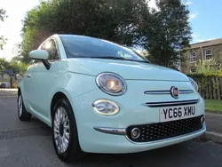 Green Used 2016 Fiat 500 Lounge Hatchback | £4,995 (Fair price)