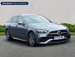 Grey Used 2023 Mercedes C300e AMG Line Premium Plus Estate | £31,299 (Fair price)