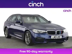 Blue Used 2019 BMW 520 M Sport Estate | £17,199 (Good price)