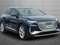 Navarra blue Used 2024 Audi Q4 e-tron S-Line SUV | £33,500 (Super price)