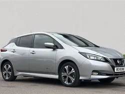 Silver Used 2021 Nissan Leaf Tekna Hatchback | £11,250 (Fair price)