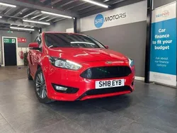Red Used 2017 Ford Focus ST-Line X Hatchback | £7,495 (Good price)