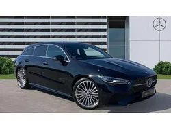 Black Used 2023 Mercedes CLA200 AMG Line Premium Estate | £27,338 (Fair price)