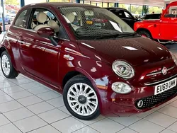 Red Used 2019 Fiat 500 Lounge Hatchback | £8,489 (Fair price)