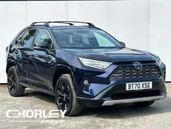 Blue Used 2021 Toyota RAV4 Hybrid SUV | £26,451 (Fair price)