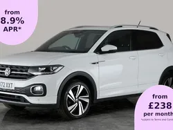 White Used 2022 VW T-Cross R-line SUV | £17,471 (Fair price)