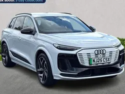 White Used 2025 Audi Q6 e-tron Advanced SUV | £67,999 (Good price)