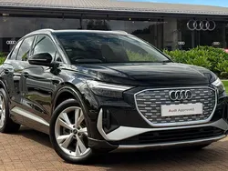Black Used 2024 Audi Q4 e-tron S-Line SUV | £33,240 (Super price)