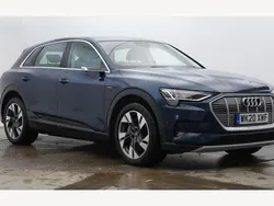 Blue Used 2020 Audi e-tron Advanced SUV | £20,990 (Fair price)
