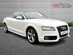 White Used 2010 Audi A5 Cabriolet S-Line Cabriolet | £4,945