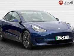 Blue Used 2022 Tesla Model 3 RWD Sedan | £19,200 (Fair price)