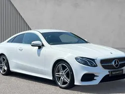 White Used 2018 Mercedes E220 AMG line Coupe | £19,500